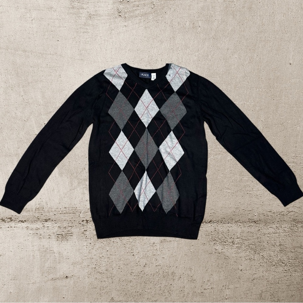 The Children’s Place | Argyle Pattern Sweater